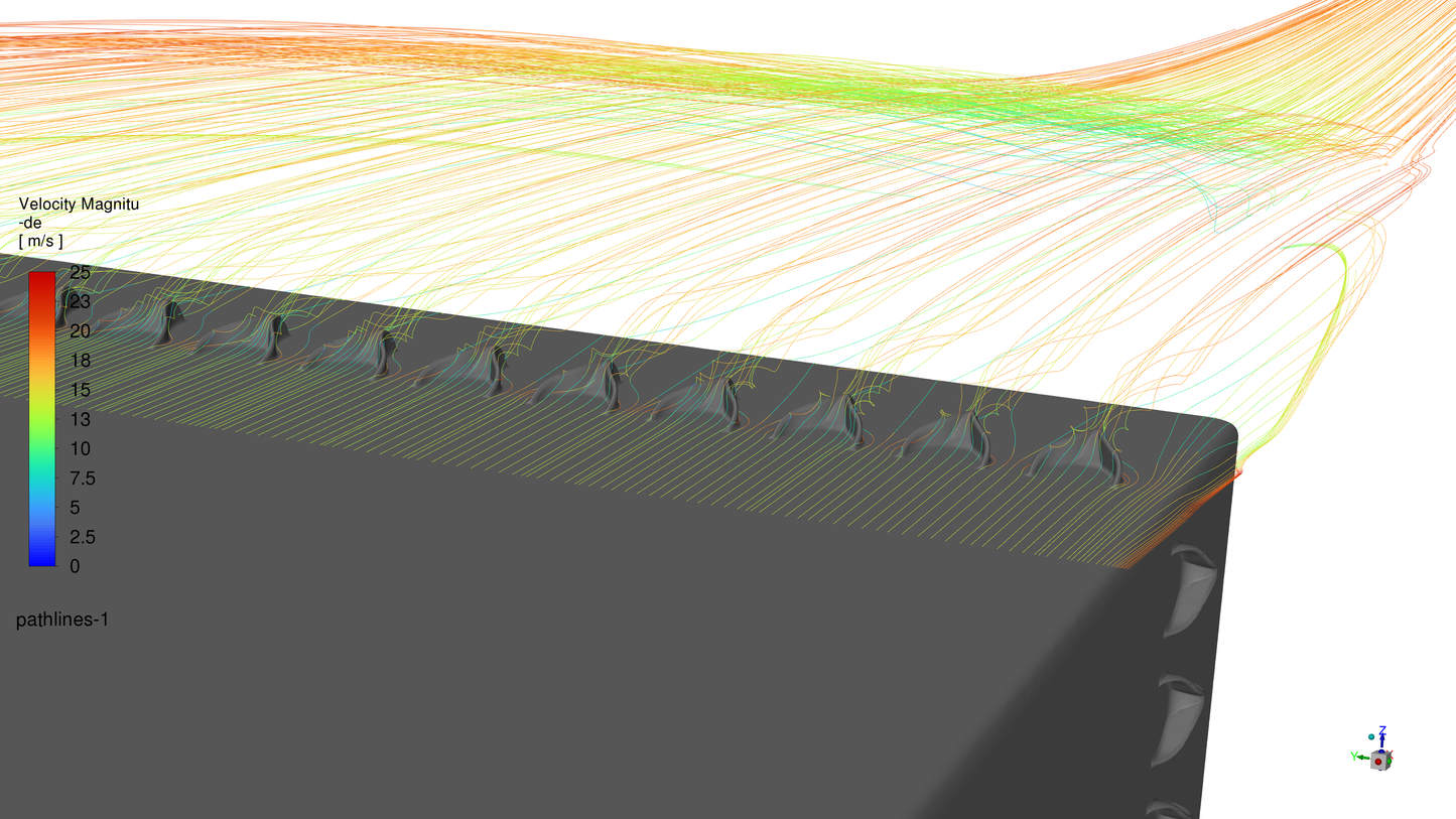 VSpoilers for SEMI trailer (Kit with 20 panels)